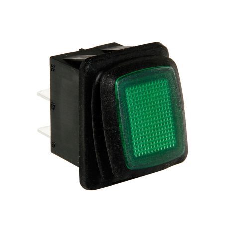 Lampa veekindel LED lüliti, 12/24 V, roheline | HL Autoosad