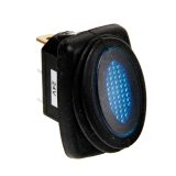 Lampa veekindel LED lüliti, 12/24 V, sinine | HL Autoosad