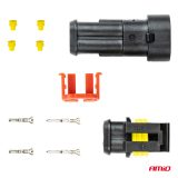 AMiO 2-ne pistiku ja pistikupesa komplekt | HL Autoosad