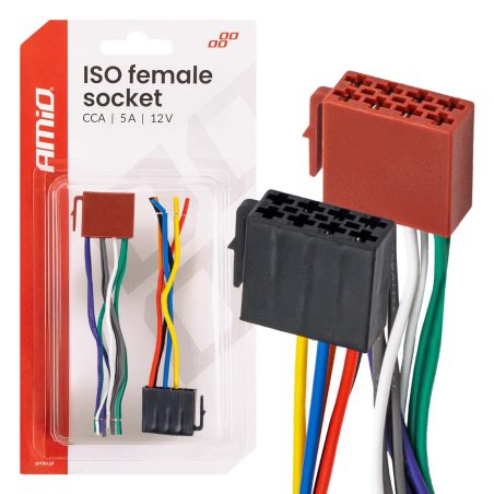 AMiO ISO emane pistik 5 A, 12 V | HL Autoosad