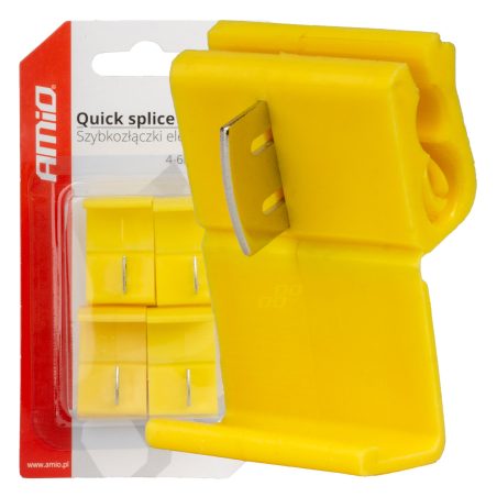AMiO kiirühendus 0,4-6 mm², 24 A, 4 tk, kollane | HL Autoosad
