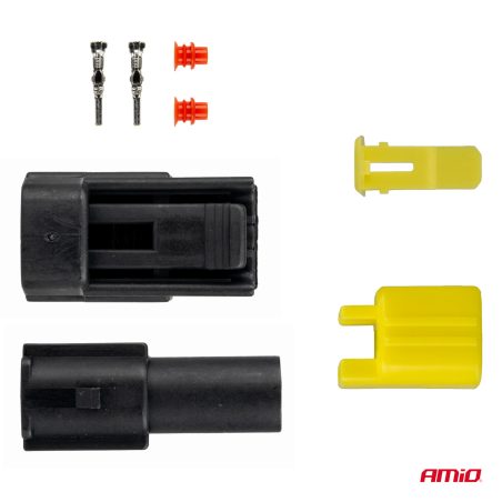 AMiO pistikute komplekt 1-pin 2,2 mm | HL Autoosad