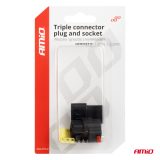 AMiO pistikute komplekt 3-pin 2,2 mm | HL Autoosad