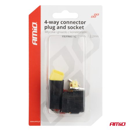 AMiO pistikute komplekt 4-pin 2,2 mm | HL Autoosad