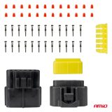 AMiO pistikute komplekt 12-pin 2,2 mm | HL Autoosad