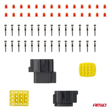 AMiO pistikute komplekt 16-pin 2,2 mm | HL Autoosad
