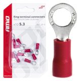 AMiO silmühendused, 10 tk, 1,25–5 mm², punane | HL Autoosad