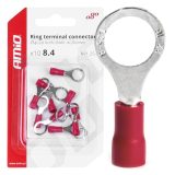 AMiO silmühendused, 10 tk, 1,25–8 mm², punane | HL Autoosad