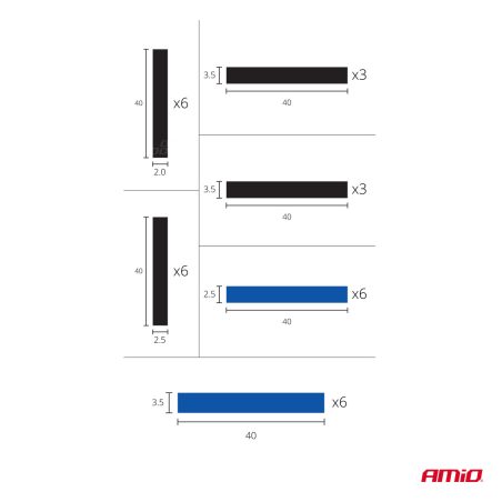 AMiO termokahanevad rüüd, 36 tk | HL Autoosad