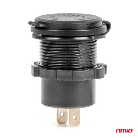 AMiO laadija 2 x USB-C ja USB, 12/24 V, punane | HL Autoosad