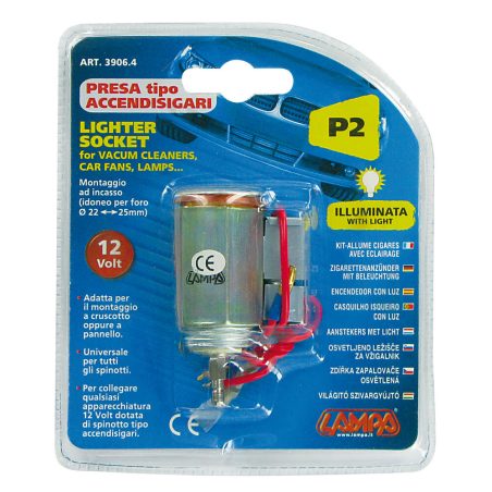 Lampa sigaretisüütajapesa tulega 12 V | HL Autoosad