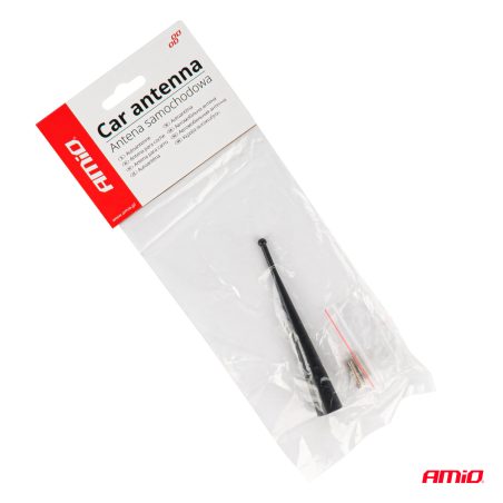 AMiO antenn 6,5 cm adapterid 6 ja 5 mm, must | HL Autoosad