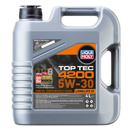 Liqui Moly Top Tec 4200 5W-30 mootoriõli C3 4 L | HL Autoosad