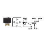 Autoelettric relee 12 V 20/30 A, 5-klemmiline, dioodiga | HL Autoosad