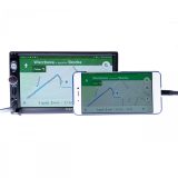 Einparts autoraadio 7" ekraaniga, GPS, USB, microSD | HL Autoosad