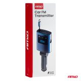 AMiO FM-transmitter 1 x USB-A, 1 x USB-C, 12/24 V | HL Autoosad