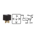 Autoelettric relee 12 V 30 A, 5-klemmiline | HL Autoosad