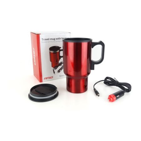 AMiO soojendatav kohvitass 12 V, 450 ml | HL Autoosad