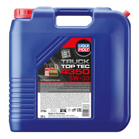 Liqui Moly Truck Top Tec 4350 5W-30 euro 4/5/6 20 L | HL Autoosad