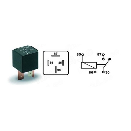 Autoelettric 12 V 70 A relee 4 klemmiga | HL Autoosad