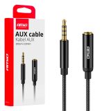 AMiO AUX-juhe 3,5 mm isane pistik + pesa, 2 m | HL Autoosad