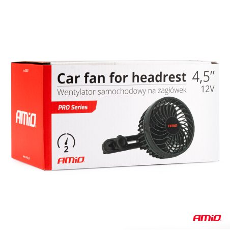 AMiO autoventilaator peatoe kinnitusega 4,5" 12 V | HL Autoosad
