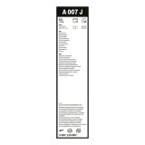 Bosch Aerotwin JET A007J raamita klaasipuhastajad 600/500 mm komplekt