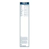 Bosch Twin 700U raamiga klaasipuhastaja 700 mm
