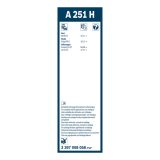 Bosch Aerotwin Rear A251H raamita tagaklaasi klaasipuhastaja 250 mm