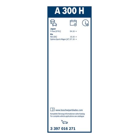 Bosch Aerotwin Rear A300H raamita tagaklaasi klaasipuhastaja 300 mm
