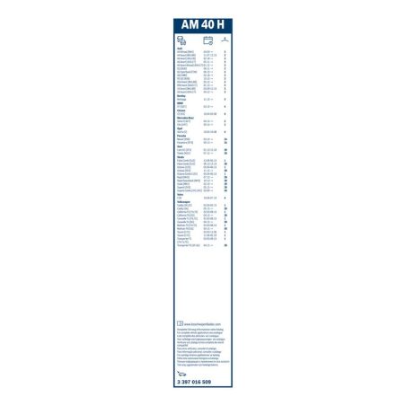 Bosch Aerotwin Rear AM40H raamita tagaklaasi klaasipuhastaja 400 mm