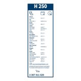 Bosch Rear H250 tagaklaasi klaasipuhastaja 250 mm