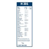 Bosch Rear H301 tagaklaasi klaasipuhastaja 300 mm
