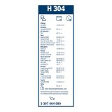 Bosch Rear H304 tagaklaasi klaasipuhastaja 300 mm