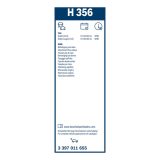 Bosch Rear H356 raamiga tagaklaasi klaasipuhastaja 350 mm