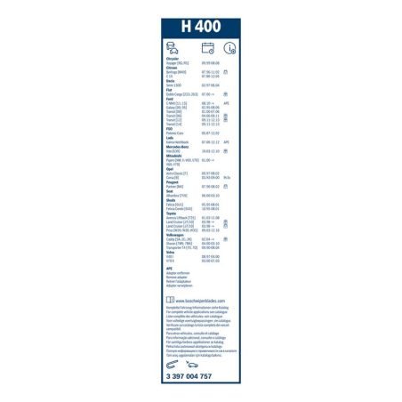 Bosch Rear H400 raamiga tagaklaasi klaasipuhastaja 400 mm