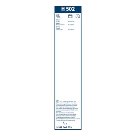 Bosch Rear H502 tagaklaasi klaasipuhastaja 500 mm