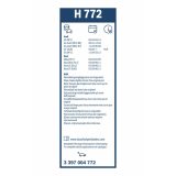 Bosch Rear H772 raamiga tagaklaasi klaasipuhastaja 340 mm