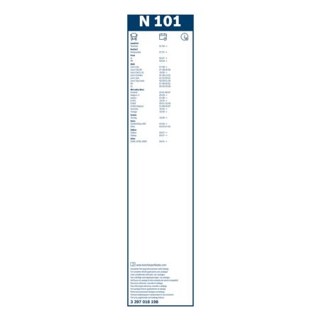 Bosch Twin N101 raamiga klaasipuhastaja 1000 mm