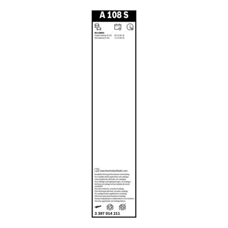 Bosch Aerotwin A108S raamita klaasipuhastajad 550/500 mm komplekt