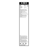 Bosch Aerotwin A206S raamita klaasipuhastajad 650/475 mm komplekt