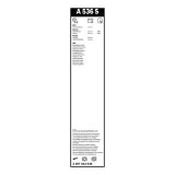 Bosch Aerotwin A536S raamita klaasipuhastajad 650/450 mm komplekt