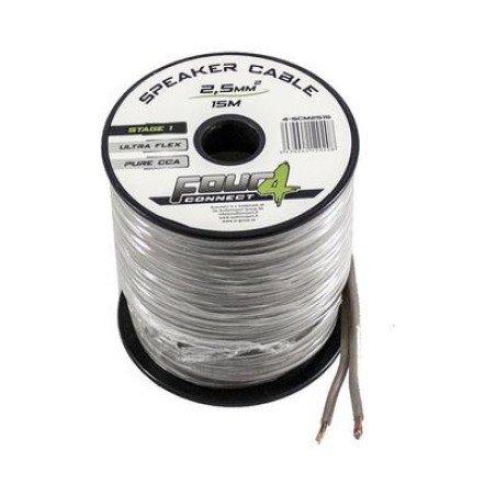 FOUR connect kõlarikaabel 2 x 2,5 mm², 15 m | HL Autoosad