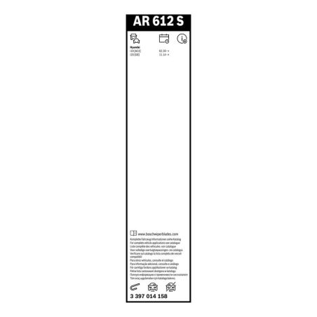 Bosch Aerotwin Retrofit AR612S raamita klaasipuhastajad 600/400 mm komplekt