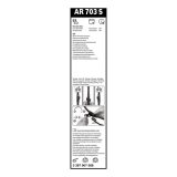 Bosch Aerotwin Retrofit AR703S raamita klaasipuhastajad 700/650 mm komplekt