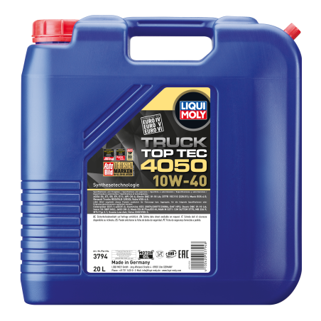 Liqui Moly Truck Top Tec 4050 10W-40 euro 4/5/6 20 L | HL Autoosad