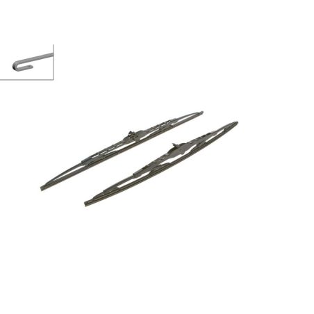 Bosch Twin Spoiler 582S raamiga klaasipuhastajad 550/530 mm komplekt