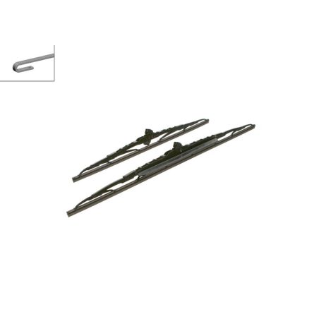 Bosch Twin Spoiler 604S raamiga klaasipuhastajad 600/450 mm komplekt