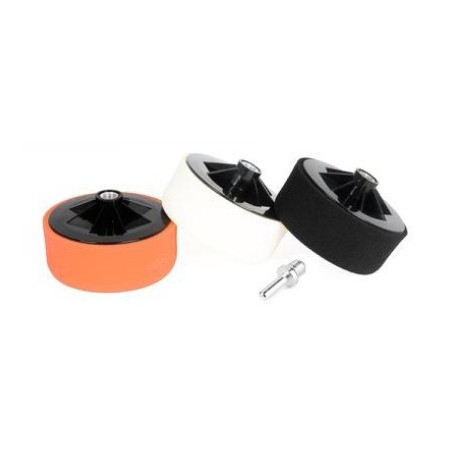 AMiO poleerimiskomplekt trelli otsa, 3 x 125 mm | HL Autoosad
