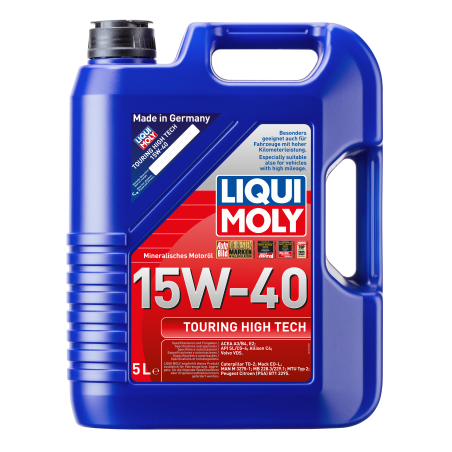 Liqui Moly Touring High-Tech mootoriõli 15W-40 5 L | HL Autoosad